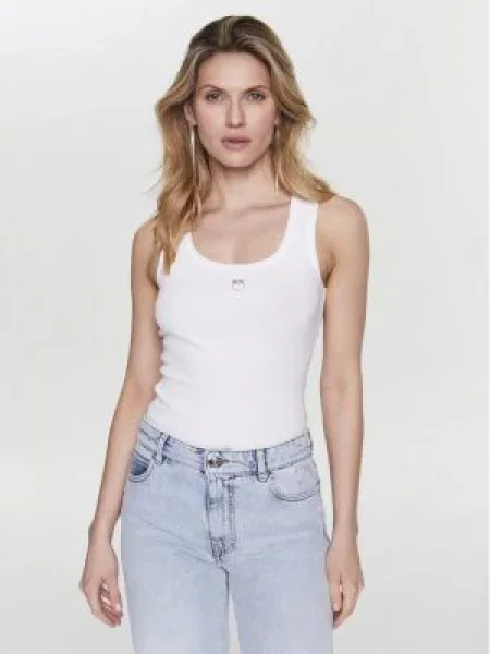 Top Pinko alb