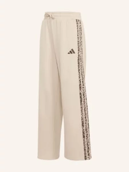 Adidas Tepláky Animal béžová / tmavě hnědá černé