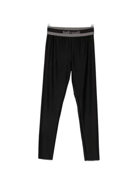 Leggings Just Cavalli cu autograf negru