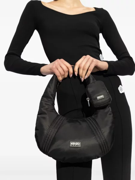 Briaunotas rankinė Kenzo juoda