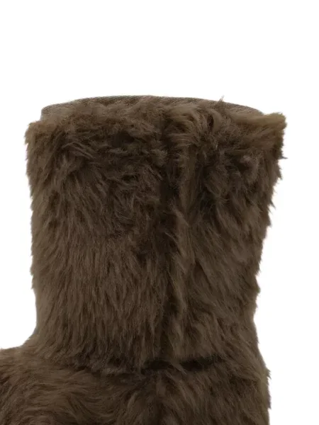 Botine Stadium Goods® cu blană maro