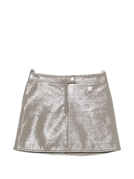 Fusta mini Courreges gri