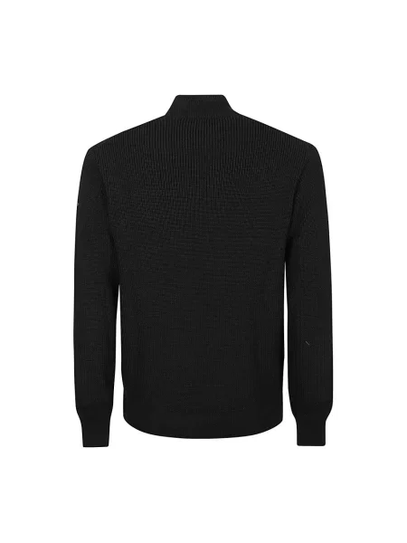 Sweter Alexander Smith skórzany czarny