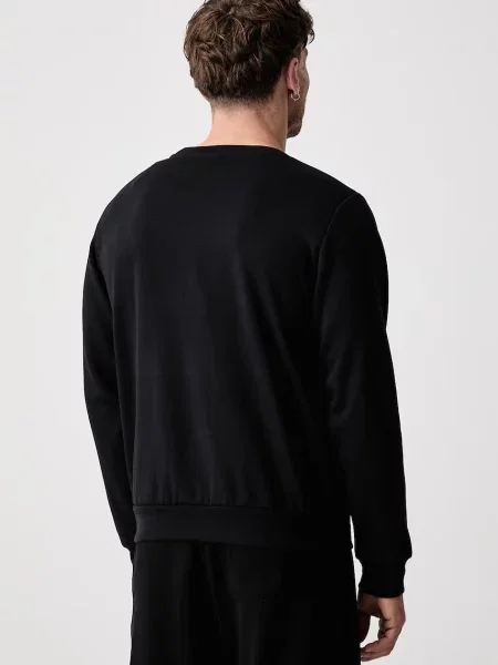 The North Face bluza z bawełną Evolution czarna