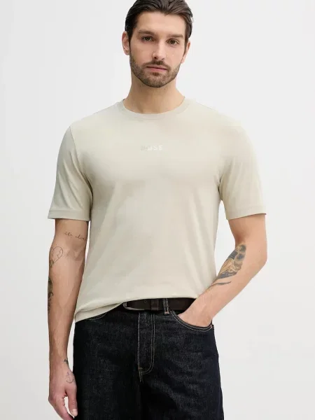 BOSS Green tricou TS_Join GRX bej