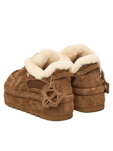 Naked Wolfe velúr sportcipő Beau Beau Tan Suede barna