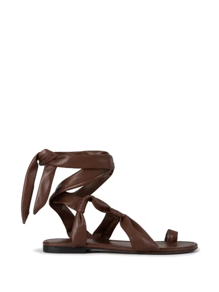 Sandale Ba&sh cu legături cu bretele maro