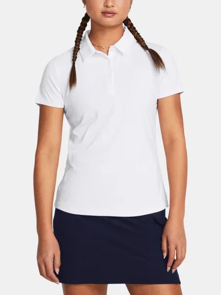 Polo Under Armour alb