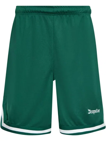 Dropsize Pantaloni verde închis alb