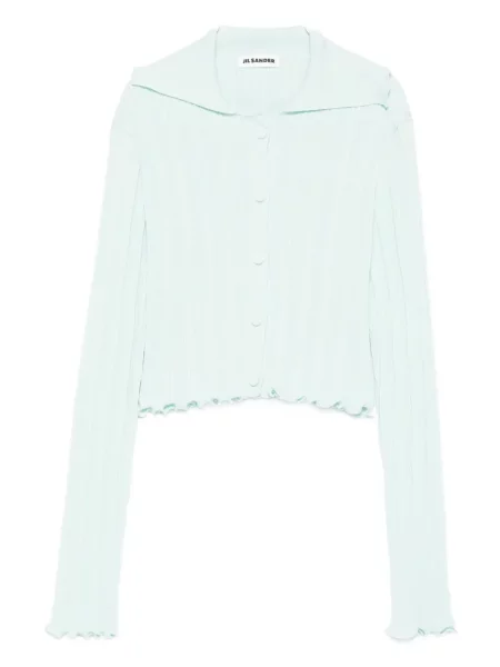Cardigan Jil Sander tricotate albastru