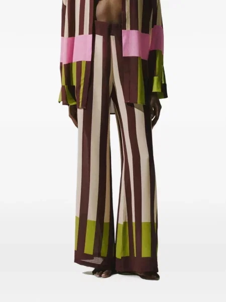 Pantaloni palazzo Baobab maro