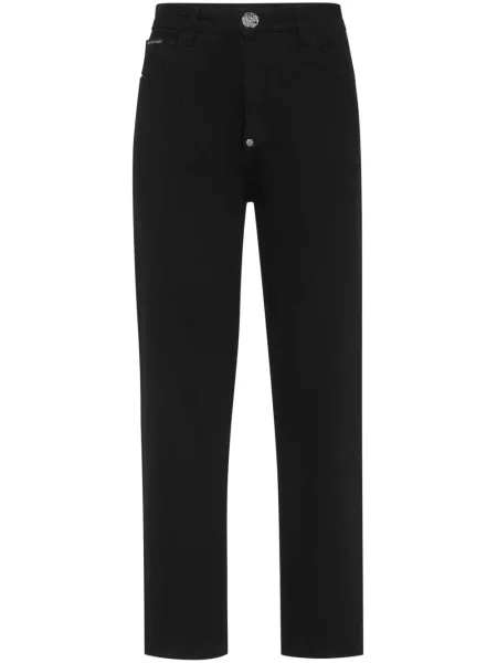 Blugi drepți Philipp Plein negru