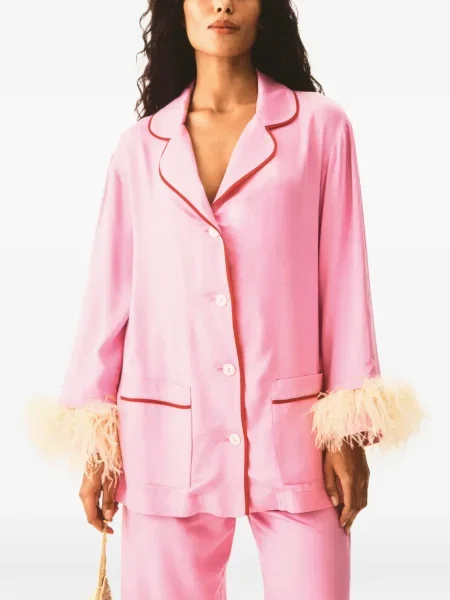 Pijamale Sleeper cu pene roz