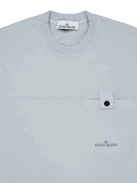 Tricou Stone Island cu imagine gri