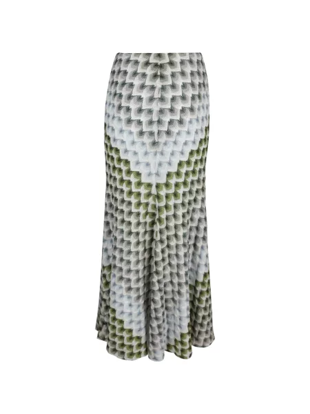 Fusta maxi Missoni tricotate albastru