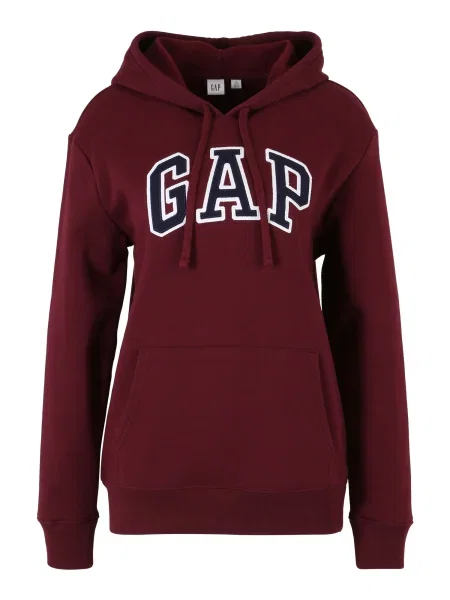 Gap Tall Majica mornarska / vinsko rdeča bela