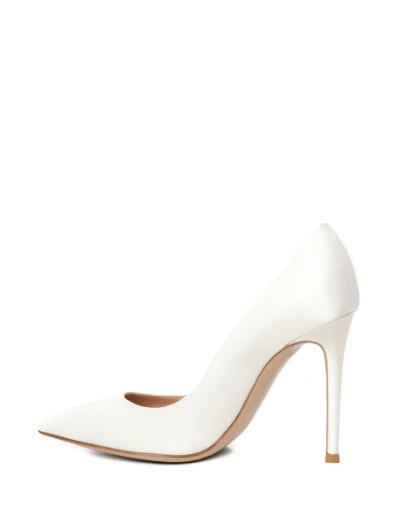 Pantofi cu toc Gianvito Rossi din piele alb