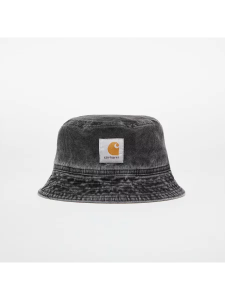 Carhartt WIP Reynold Bucket Hat Black Dusky Washed S-M negru