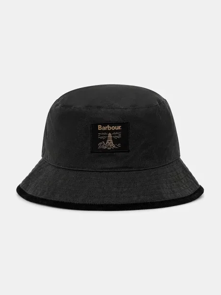 Barbour palarie din Field Wax Bucket Hat verde