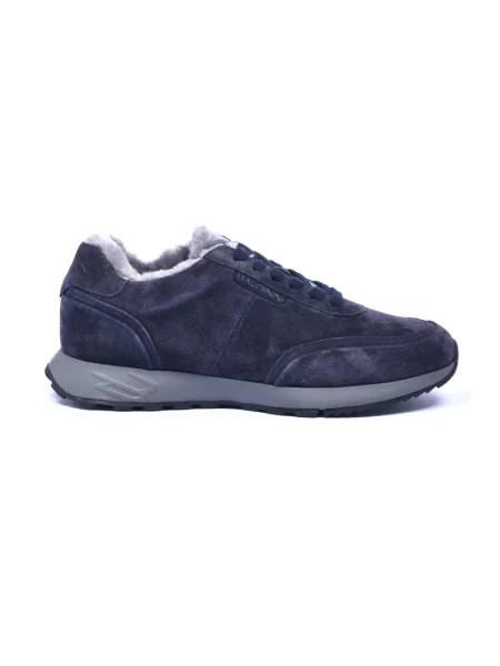 Sneakersy Baldinini skórzane niebieskie