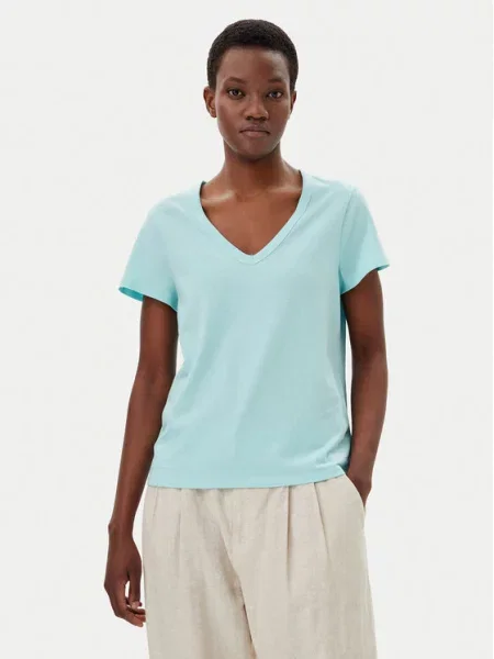 Gap Футболка Regular Fit зелений