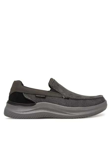 Κλειστά παπούτσια Skechers Relaxed Fit: Hasting Fielden μαύρο