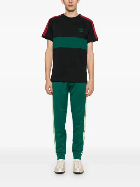 Tricou Adidas cu dungi negru