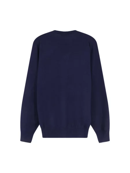 Sweter Brunello Cucinelli z kaszmiru niebieski