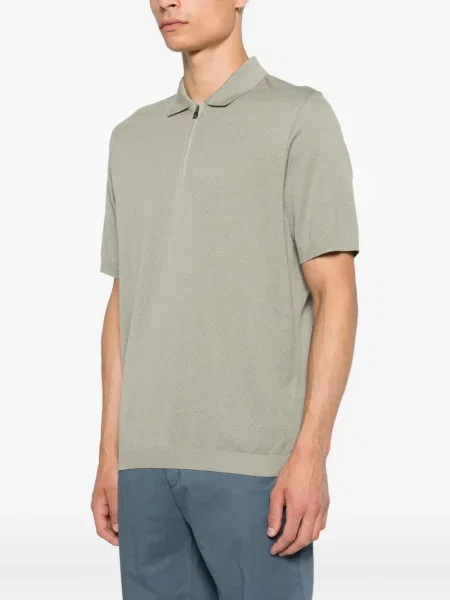 Tricou polo Corneliani verde