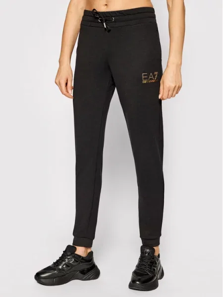 Spodnji del trenirke Emporio Armani črna
