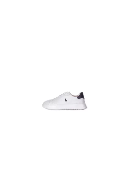 Sneakersy Ralph Lauren Court skórzane białe