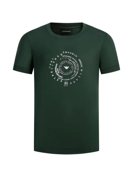 Tricou Emporio Armani cu imagine verde