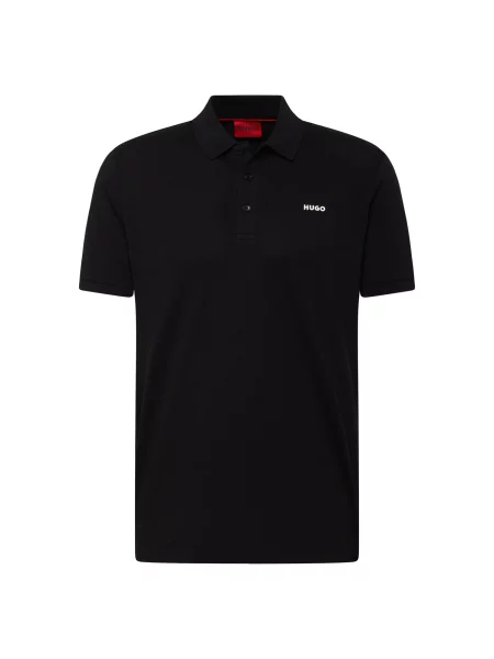 HUGO Tricou Donos negru alb
