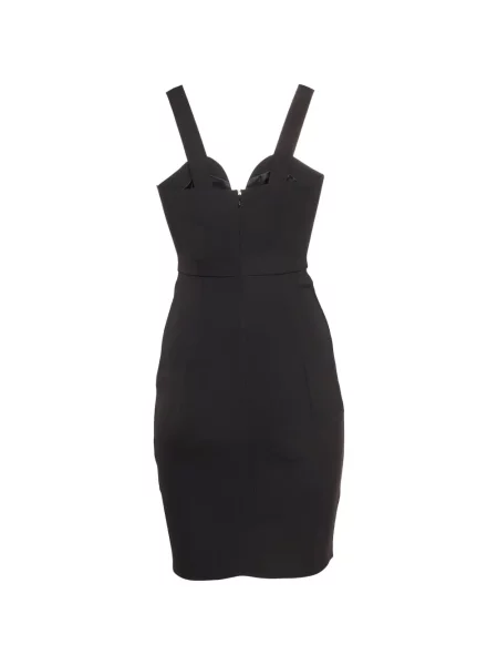 Φόρεμα pencil Elisabetta Franchi από κρεπ μαύρο