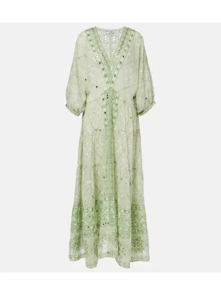 Rochie maxi Juliet Dunn verde
