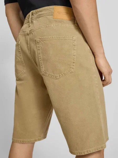 Szorty jeansowe o kroju baggy model ALEX' Jack & Jones beżowe