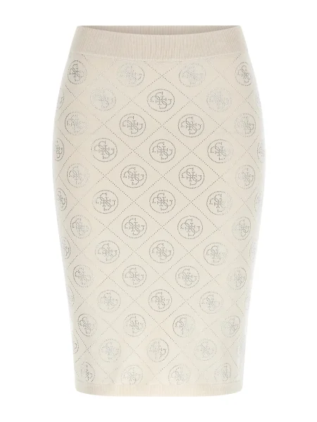 GUESS Fustă gri deschis bej