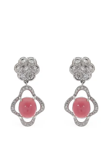 Cercei Saboo Fine Jewels cu perle cu model floral