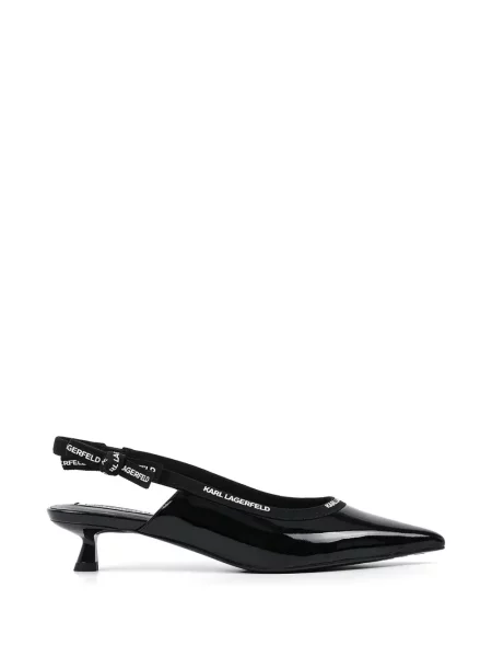 Pantofi cu toc Karl Lagerfeld din piele negru