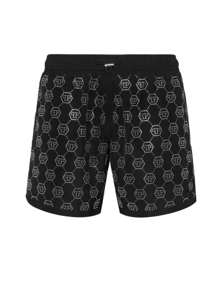 Szorty Philipp Plein czarne