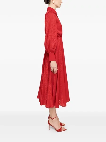 Rochie midi Nissa roșu