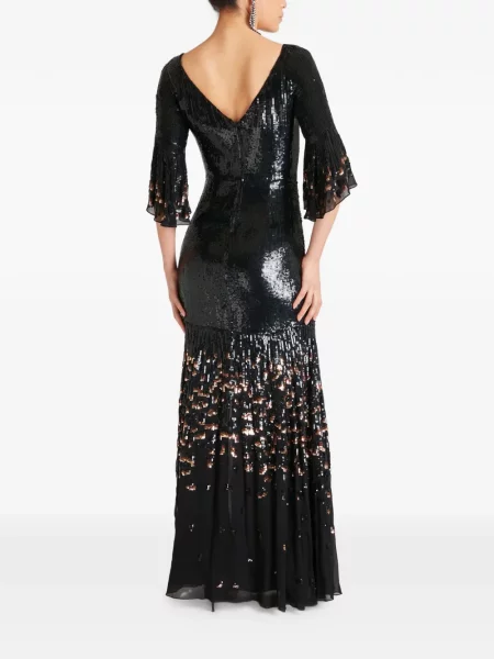 Rochie Temperley London cu paiete negru