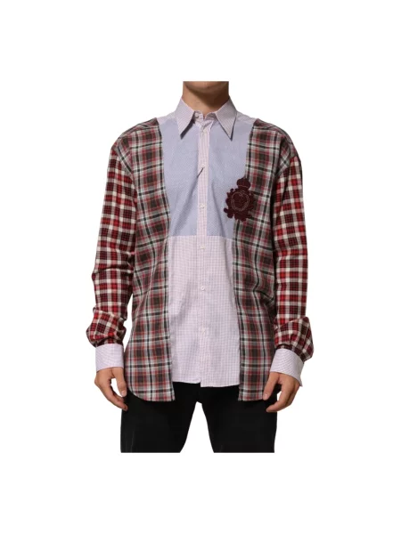 Wielobarwność koszula Dolce And Gabbana casual