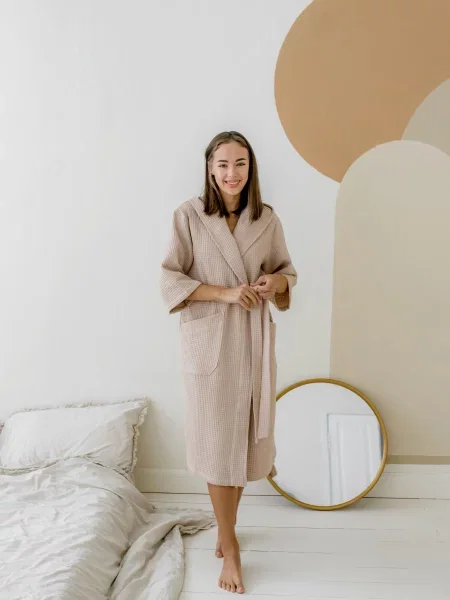 Cosy Халат бежевий