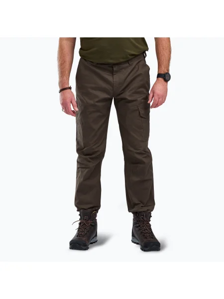 Мъжки панталони за трекинг Pinewood Finnveden Outdoor Trousers d.olive кафяво