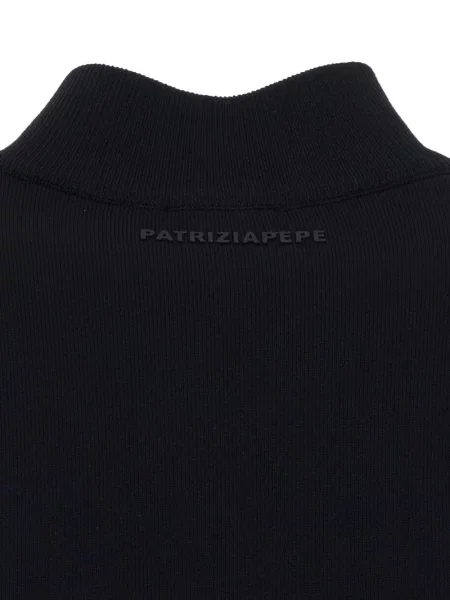 Пухено яке Patrizia Pepe черно