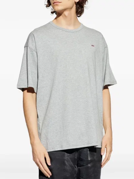 Tricou Diesel cu imagine gri