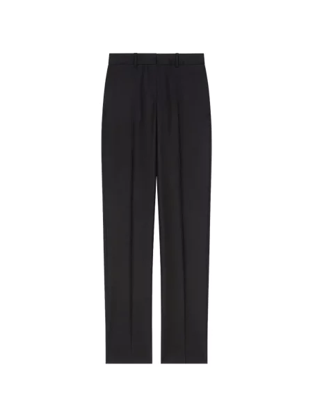 Pantaloni Givenchy de lână cu dungi skinny fit gri