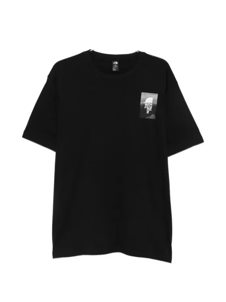 Tricou The North Face cu imagine negru