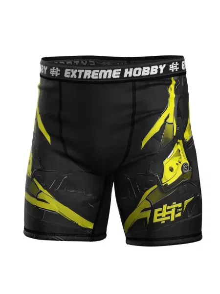 Spodenki Vale Tudo do MMA EXTREME HOBBY IRON FORCE żółte